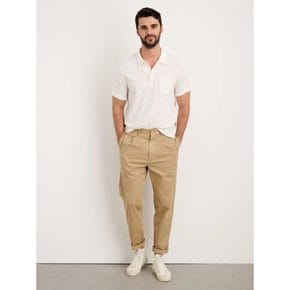 Standard Pleated Pants In Chino Vintage Khaki (VV3821AM3H)