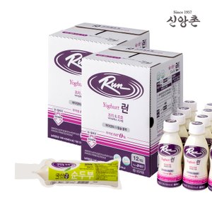 신앙촌 프로바이오틱스 런 요구르트 24병 + 국산순두부 350g