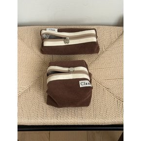 라운드 파우치 _ 피넛 라떼