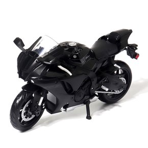 1:12 스탠드 야마하 YZF-R1 2021 블랙 오토바이 미니카 피규어