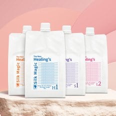 모에타 더 뉴 힐링스 실크 매직 스트레이트 (손상/2제액상) 1제 500ml+2제 500ml 다운펌가능