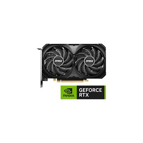 MSI GeForce RTX 4060 Ti VENTUS 2X BLACK 8G OC 그래픽 보드 VD8517