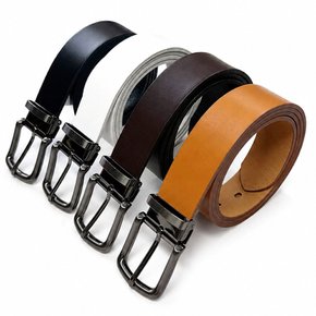 국내제작 플럼도트 이태리통가죽벨트폭33mm YG01HN09