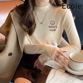 투데이 반폴라 도톰티셔츠 F2YWTB001Z_P331626001