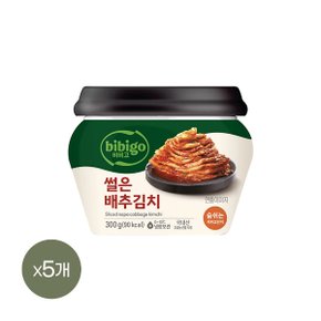 비비고 썰은배추김치 300g x5개