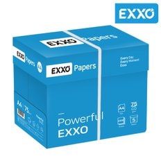 엑소(EXXO) A4 복사용지(A4용지) 75g 2500매 1BOX