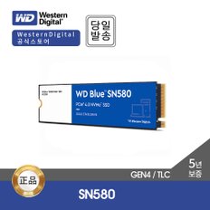 BLUE SN580 GEN4 NVMe SSD 500GB (2280 / TLC / 5년)
