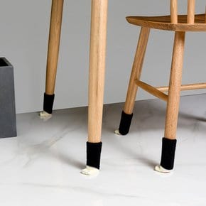 고양이 니트 의자 발커버 4P / 층간 소음방지 식탁 의자발캡 의자다리커버 식탁다리