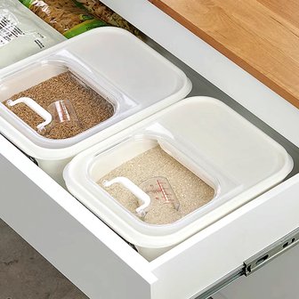 츠바메 일본 이노마타 쌀통 6kg / 쌀보관함 사료 잡곡보관통