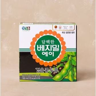 베지밀 담백한검은콩A 190ml*16입