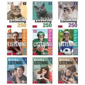 [Bricks]Listening 250 300 350 Level 1-3  Student Book+Workbo