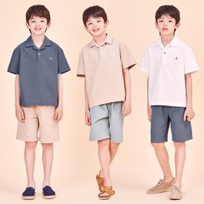 *시즌오프30%*[BEANPOLE KIDS] 24SS 시어서커 클래식 상하 세트 (3종 택1)