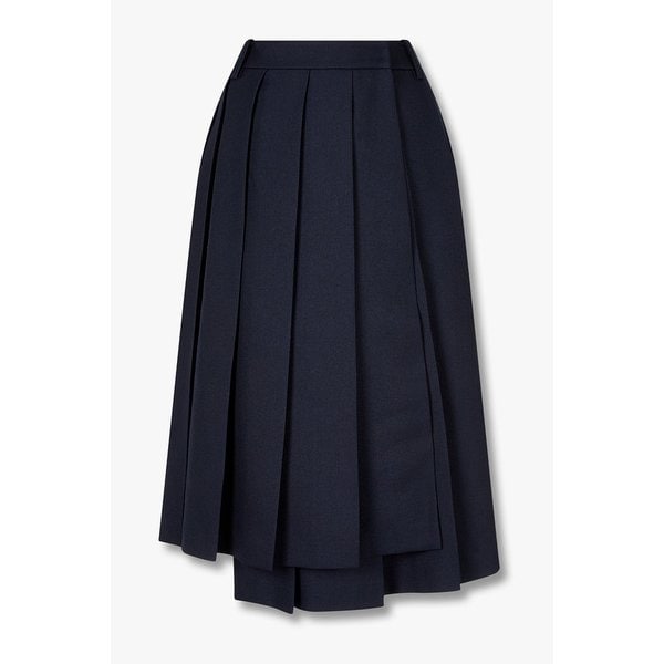 언발란스 플리츠 랩 스커트 9105432207092