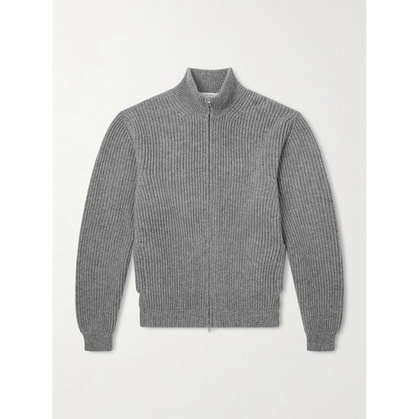 유밋 베난 매트 리브드 캐시미어 집업 가디건 46376663163004116