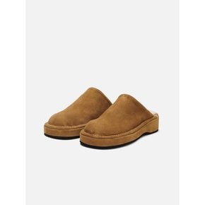 로서울 Hoof clogs Suede Mustard