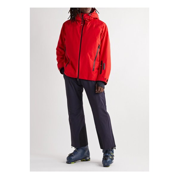 몽클레어 몽지로드 고어텍스 후드 다운 스키 재킷 레드 27086482323536816