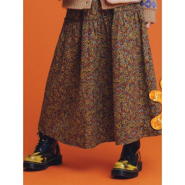 [KiiiKiii PICK] 코듀로이 셔링 스커트_T258MSK247W