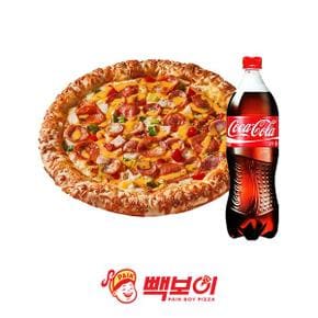 슈퍼빽보이 피자L + 코카콜라 1.25L