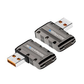 C타입 고속충전 젠더 2개 Set / C to A 데이터싱크  10GB