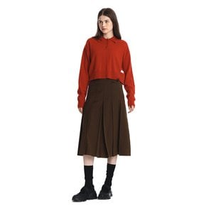 Sicoris Pleats Skirt (Brown)