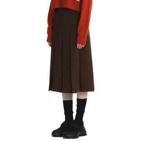 Sicoris Pleats Skirt (Brown)