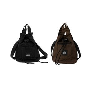 [공홈배송] [alo CROSS BODY BUCKET BAG] 알로 크로스 바디 버킷 메쉬 요가 필라테스 가방 2종