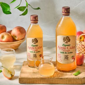 라파엘살가도 유기농 애플 사이다 비니거 1000ml  자연 그대로 발효 산뜻한 유기농 사과식초