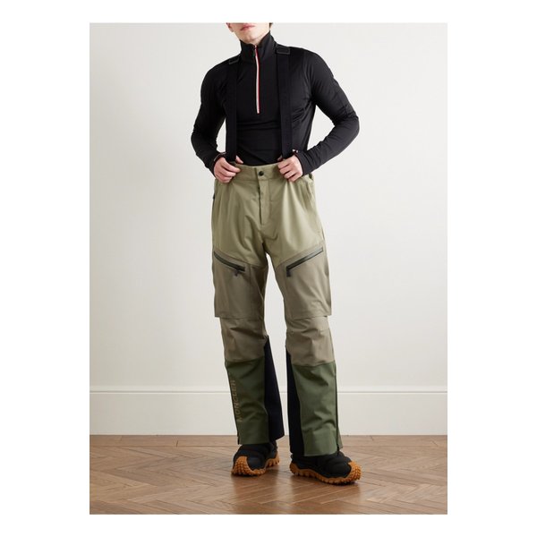 몽클레어 스트레이트 패널 패딩 스키 살로페트 그린 1647597355587816