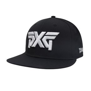 PXG 스트럭처드 하이 크라운 골프 스냅백 모자 블랙 CP954-BK