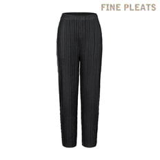 [FINE PLEATS] 피네 플리츠 베이직 내로우 팬츠 블랙