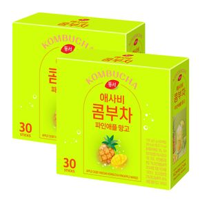 애사비 콤부차 파인애플 망고 30T x 2개[36212068]