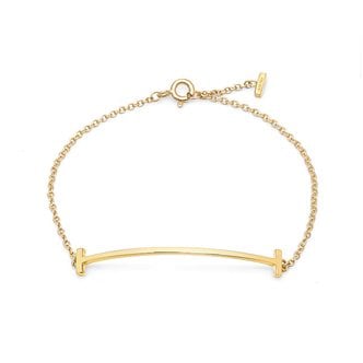 TIFFANY&CO 티파니 36667257 (GRP09014) 티파니 T 스마일 미디움 18K 골드 팔찌