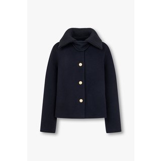 VOV 니트 카라 태브 숏 트윌 자켓 7124410503147