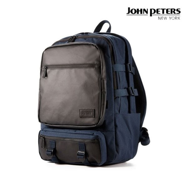 존피터뉴욕 더블체크 공용 백팩 7007M 네이비