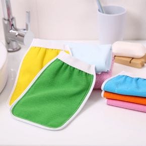 부드러운 샤워용 극세사 목욕타월 워시용품 등때밀이 때밀이