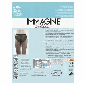 이마지네 MALIA 고탄력 20데니아 여성 레이스팬티스타킹 6매