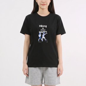 하이킹해피 라운드 남여공용 반팔C 2컬러