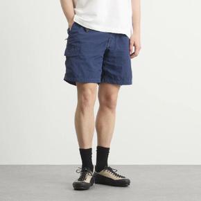 앤드 원더 남성 and wander NY Taffeta Hiker Shorts Dark Blue