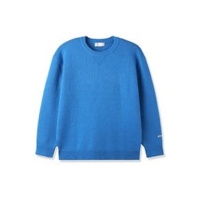 소프트 울 라운드 니트 BK8937_블루