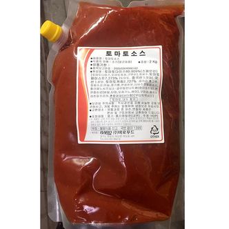 제이큐 기타소스 소스류 식당 식자재 재료 업소용 바로푸드 토마토소스 2kg