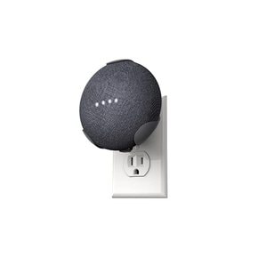 PowerClip 콘센트 마운트 Google Nest Mini 차콜 제2세대 Sm