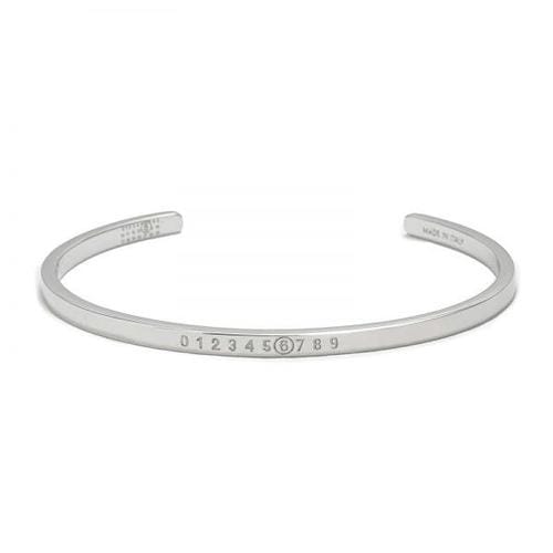 MM6 26SS 로고 슬림 뱅글 팔찌 (SM7UY0054 SV0310 951)