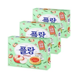  CW 청우 플랑 납작복숭아 160g x 3개 / 타르트 간식_