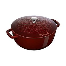 독일 스타우브 무쇠냄비 STAUB Red Cast Iron Grenadine 24cm 1345123