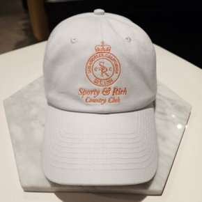 SPORTY & RICH WHITE CROWN HAT 모자 화이트 GDA19A010