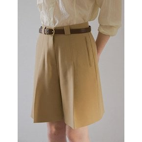 Tencel Bermuda Pants [BEIGE]