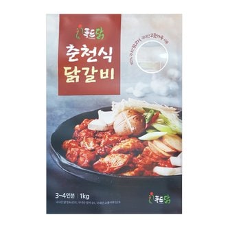 춘천닭갈비 볶음용 양념 닭갈비 1kg x 1 (춘천직송)