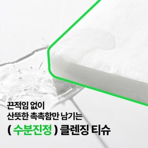 (총 160매) 1+1 알로에베라 클렌징 티슈  /저자극 간편 클렌징 티슈