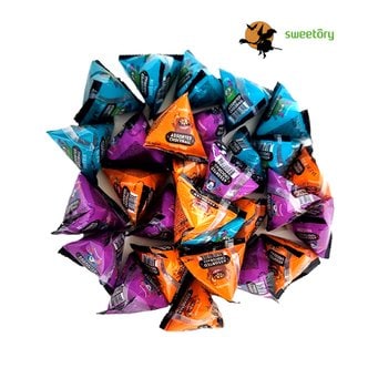  피라미드초코볼 어쏘티드초코볼 300g 대략 30봉 국내산 초콜릿 어린이집선물 유아간식