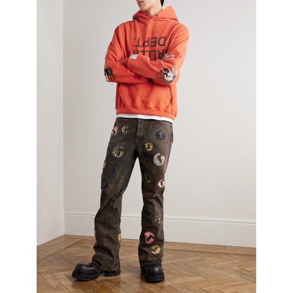 G-타임 플레어 로고 아플리케 데님 진 46376663162936126